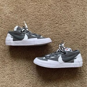 Nike blazer low sacai iron grey